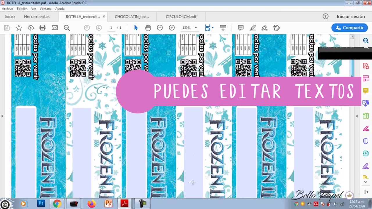 ETIQUETAS PARA GOLOSINAS FROZEN 2 GRATIS!!! - etiquetas para dulces personalizados gratis #1