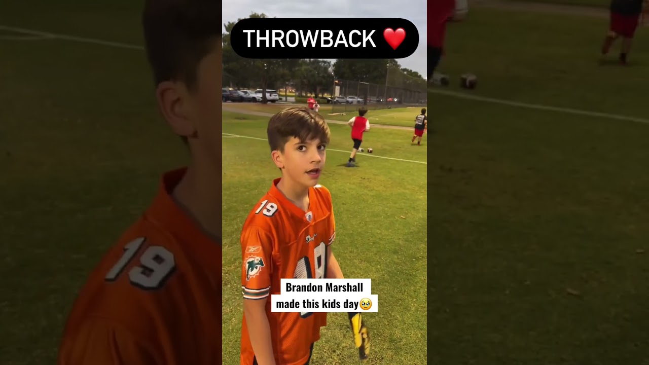 Brandon Marshall made this kids day 🥹!!!