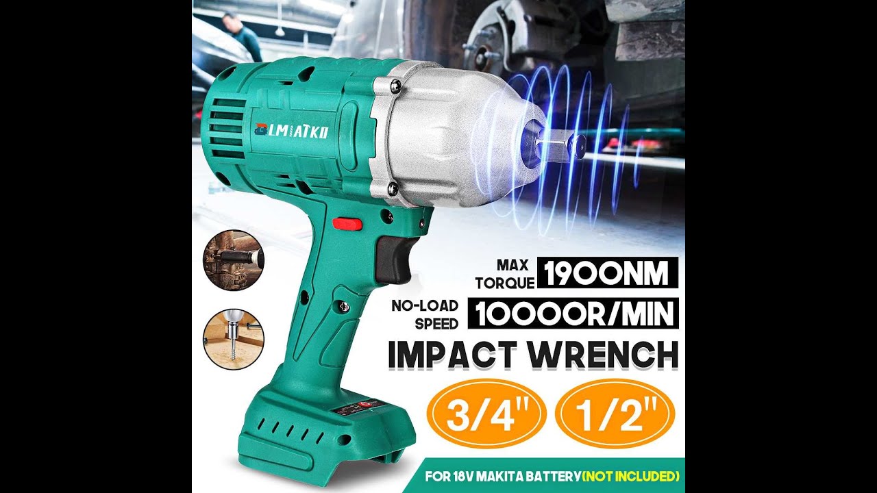 Мощный гайковерт BLMIATKO 1900N.M. и LANNERET LPCW12
