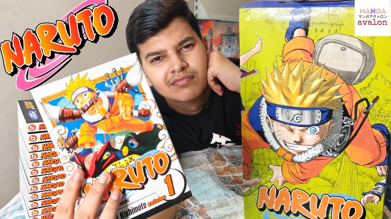 Распаковка набора манги «Наруто» №1 | Обзор на хинди | manga avalon