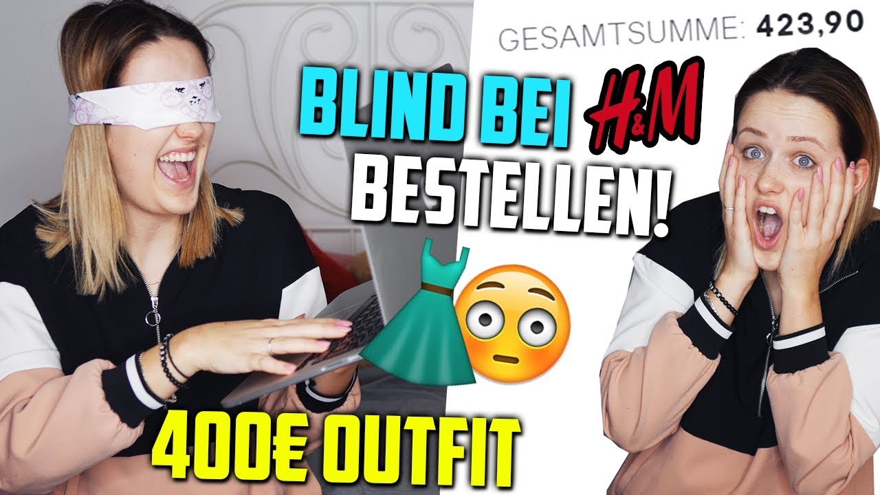 BLIND bei H&M BESTELLEN😱 (400€ Outfit) | Mone