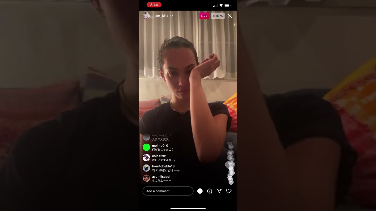 Kiko mizuhara instagram live 4/13/2022