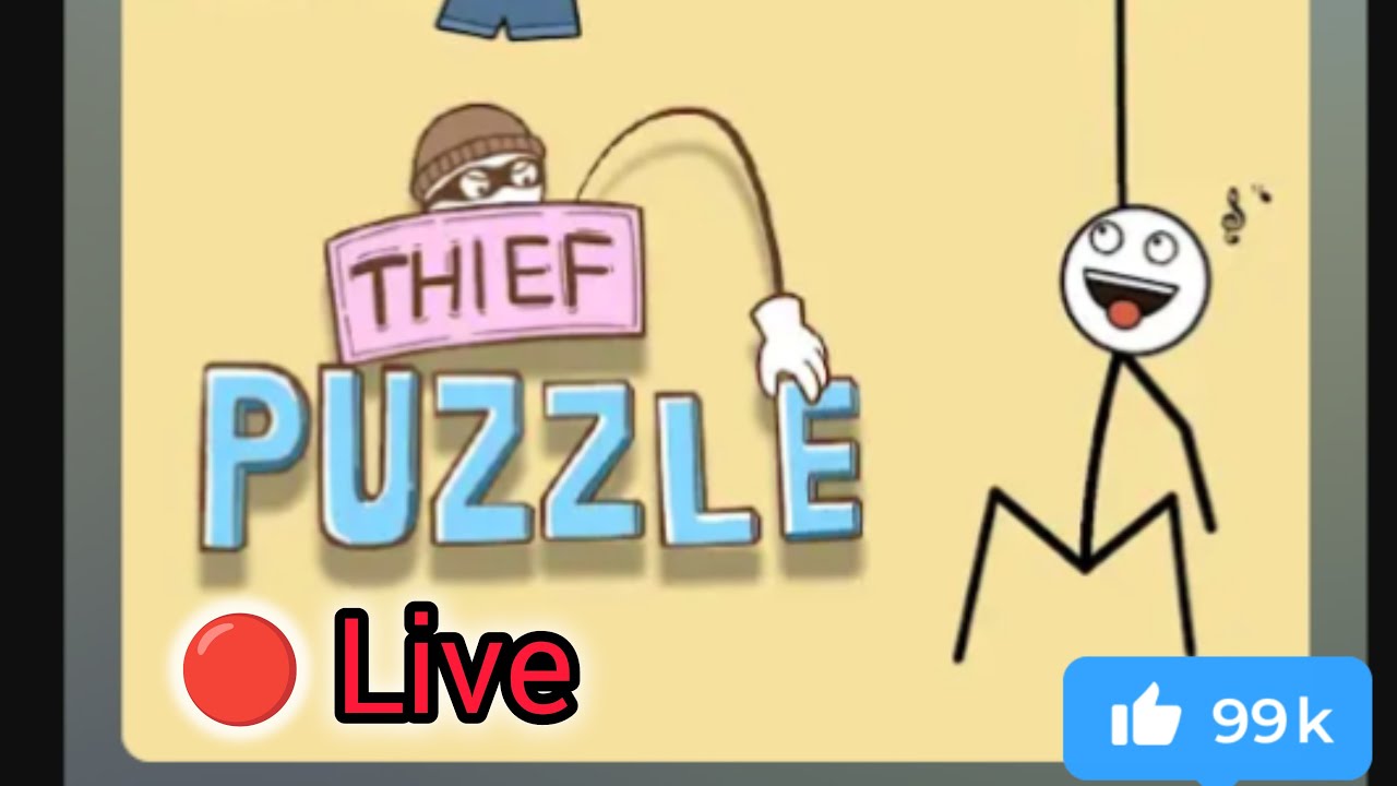 Live 🔴Thief Puzzle game live playing 🔴