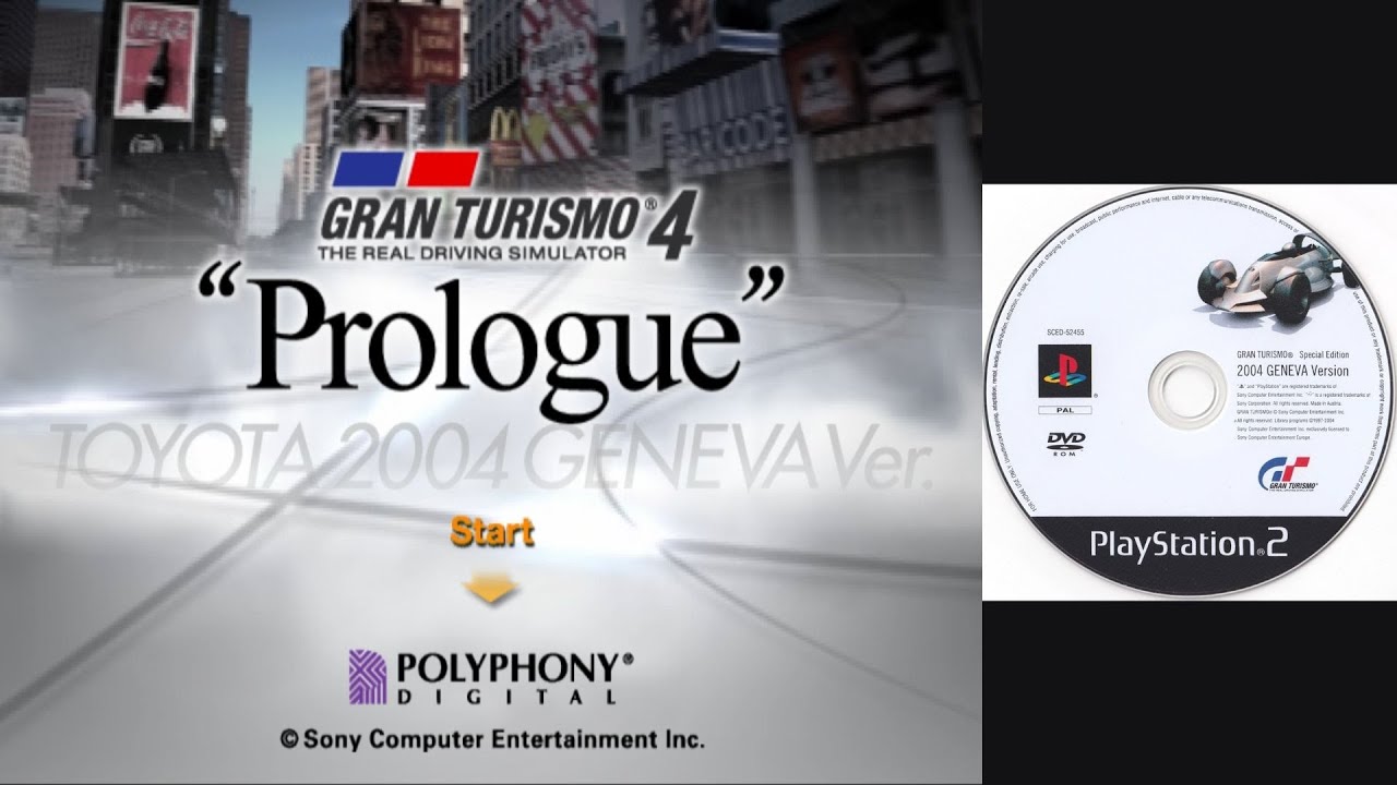 Gran Turismo Special Edition 2004 Geneva Version [PAL] | SCED-52455 | Feb 17, 2004