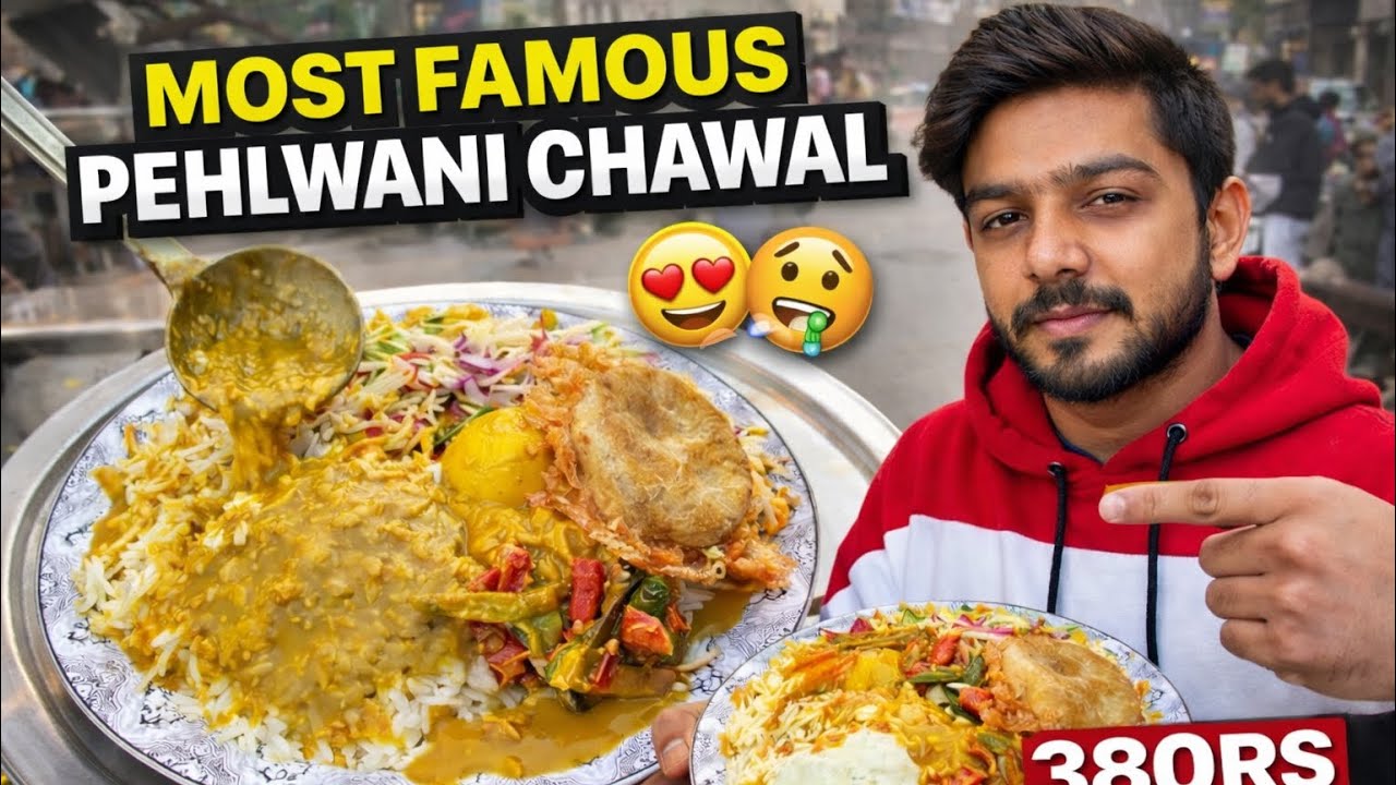 Most Famous Pehlwani Chawal Plate 380RS Only 🤤 | Legendary Desi Taste | Street Food Pakistan
