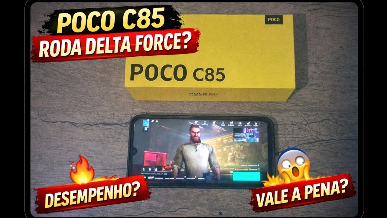 Delta Force Mobile no POCO C85 – Aguenta FPS Alto?