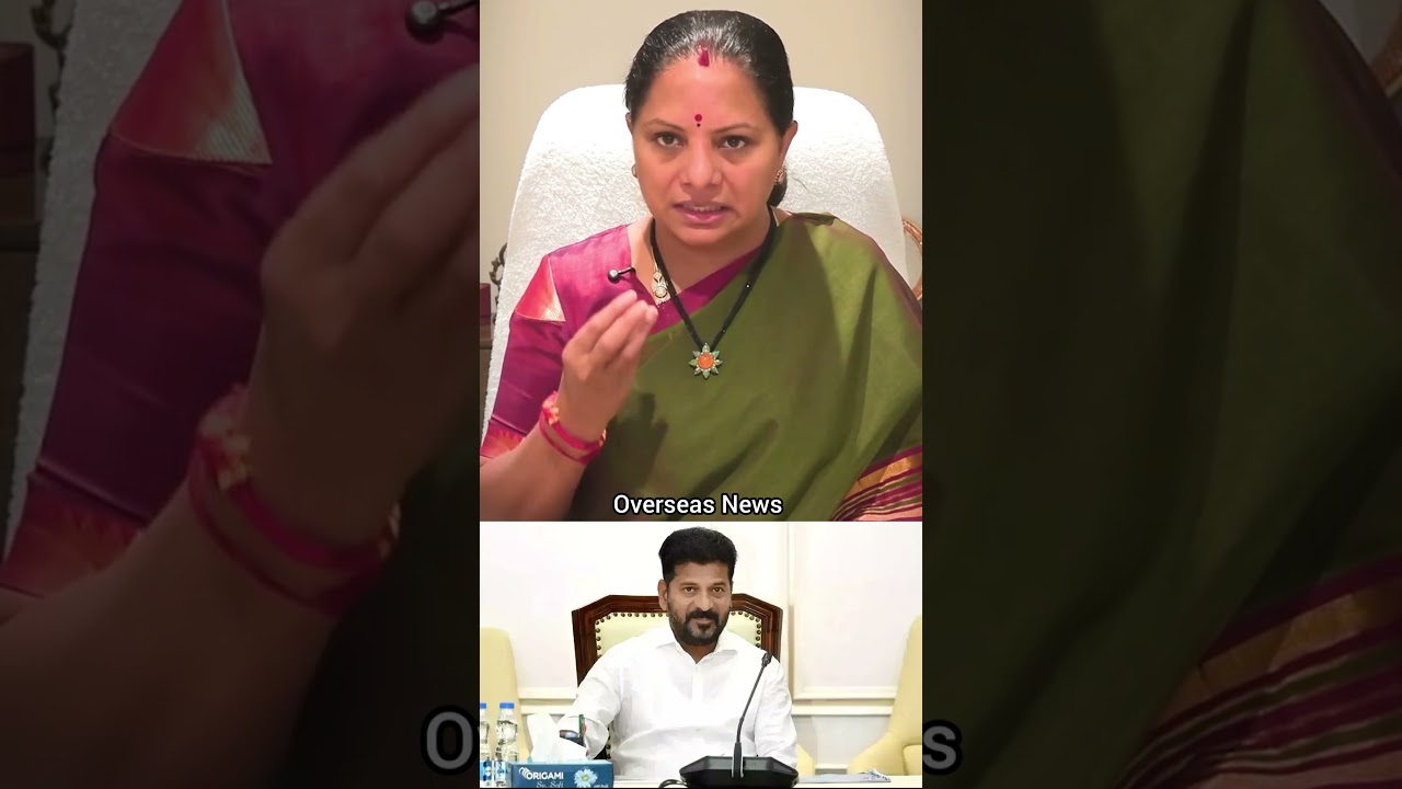 TRS Chief Kavitha Slams CM Revanth Reddy Over Education Policy | Overseas News