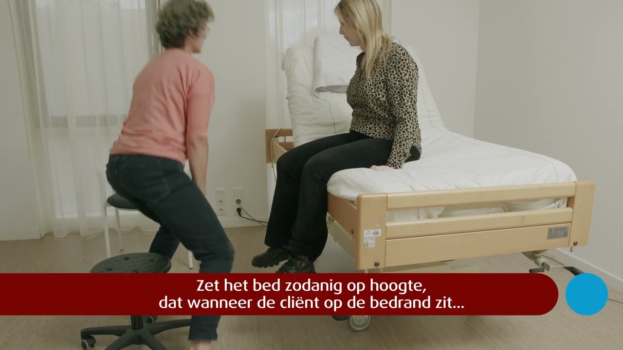 Fysiotherapie: transfer van bed naar stoel
