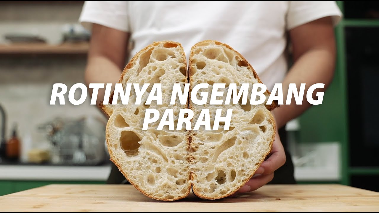RESEP ROTI TAWAR RUMAHAN SOUR DOUGH! HASILNYA BEDEGH!