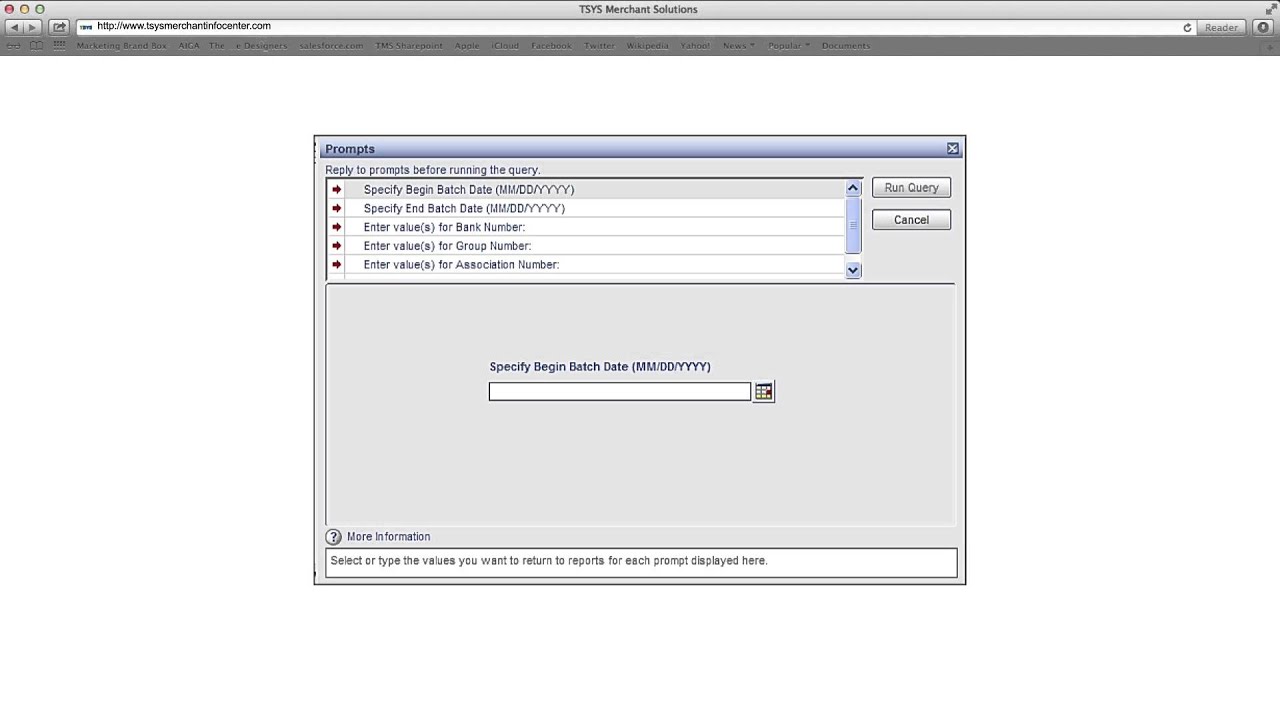 TSYS InfoCenter Demo - TSYS Merchant Solutions