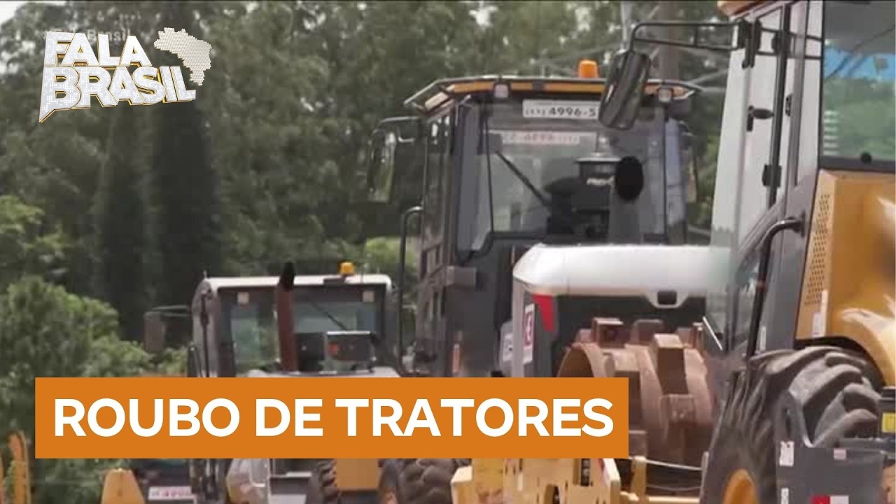 Furtos de tratores preocupam produtores rurais em São Paulo