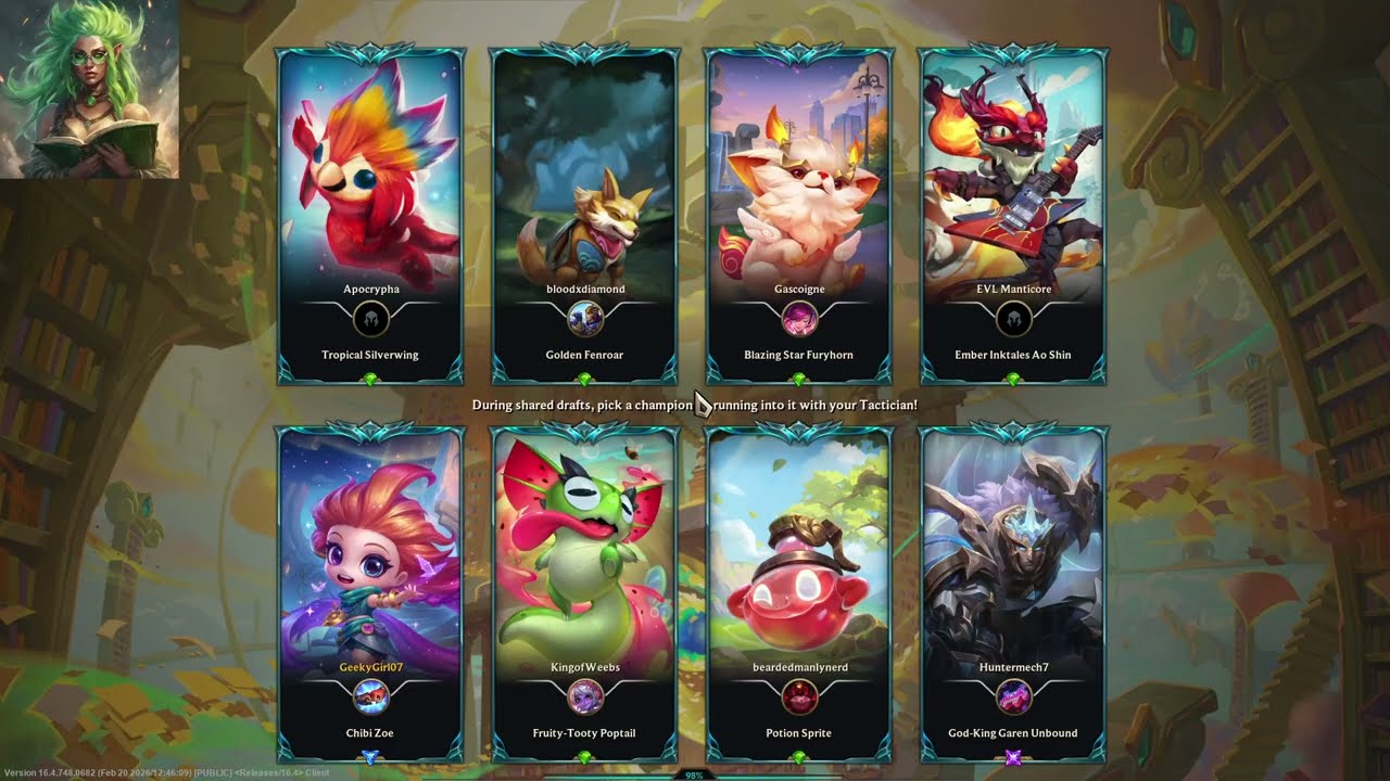 Ranked TFT Set 16.5 Plat III: Yordle No Punish (Solo Queue)
