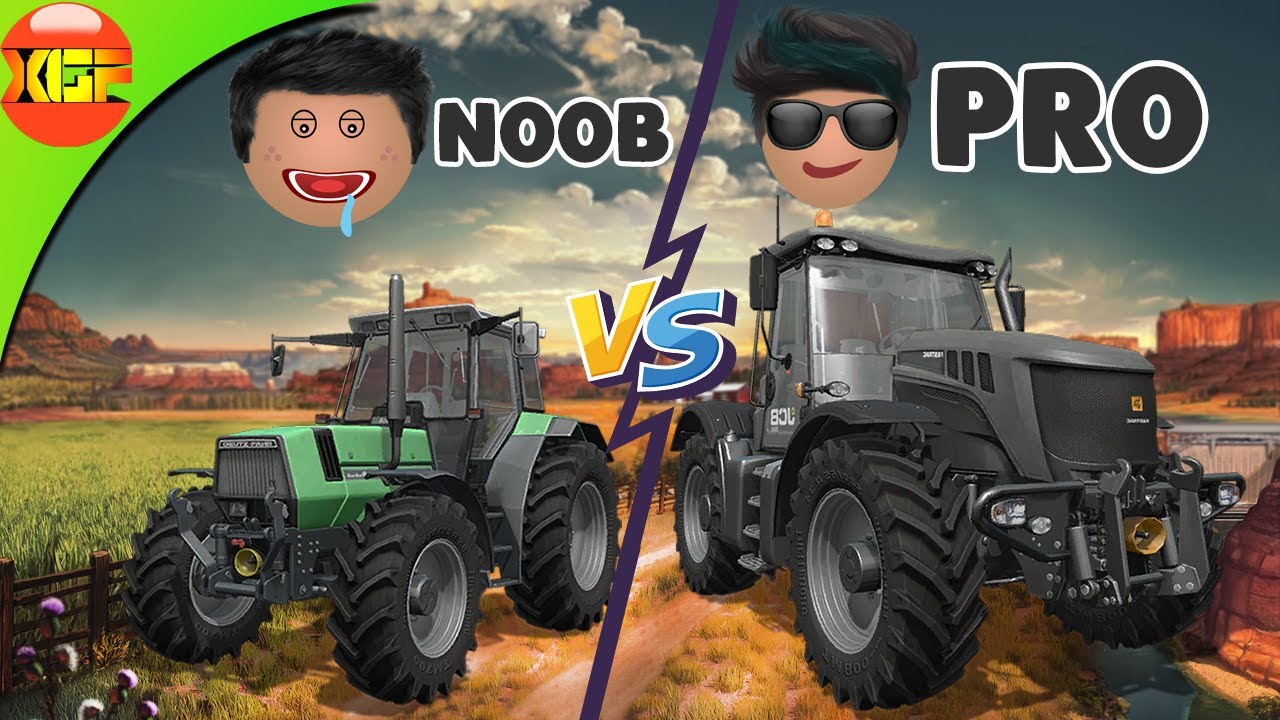NOOB VS PRO | PLANTING WHEAT IN FARMING SIMULATOR 18