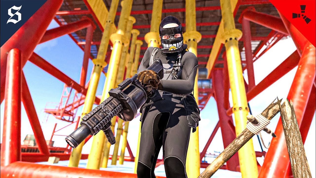 these oil rig runs have been delivering so much loot 👏🏻 - RUST SOLO #5 S111