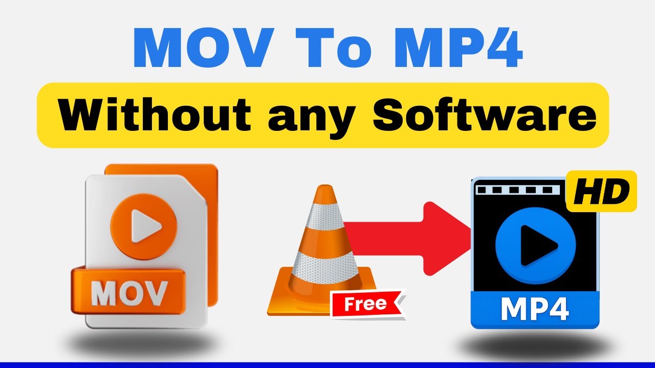 How to Convert MOV to MP4 Using VLC | VLC Media Player Se MOV Ko MP4 Mein Kaise Convert Kare