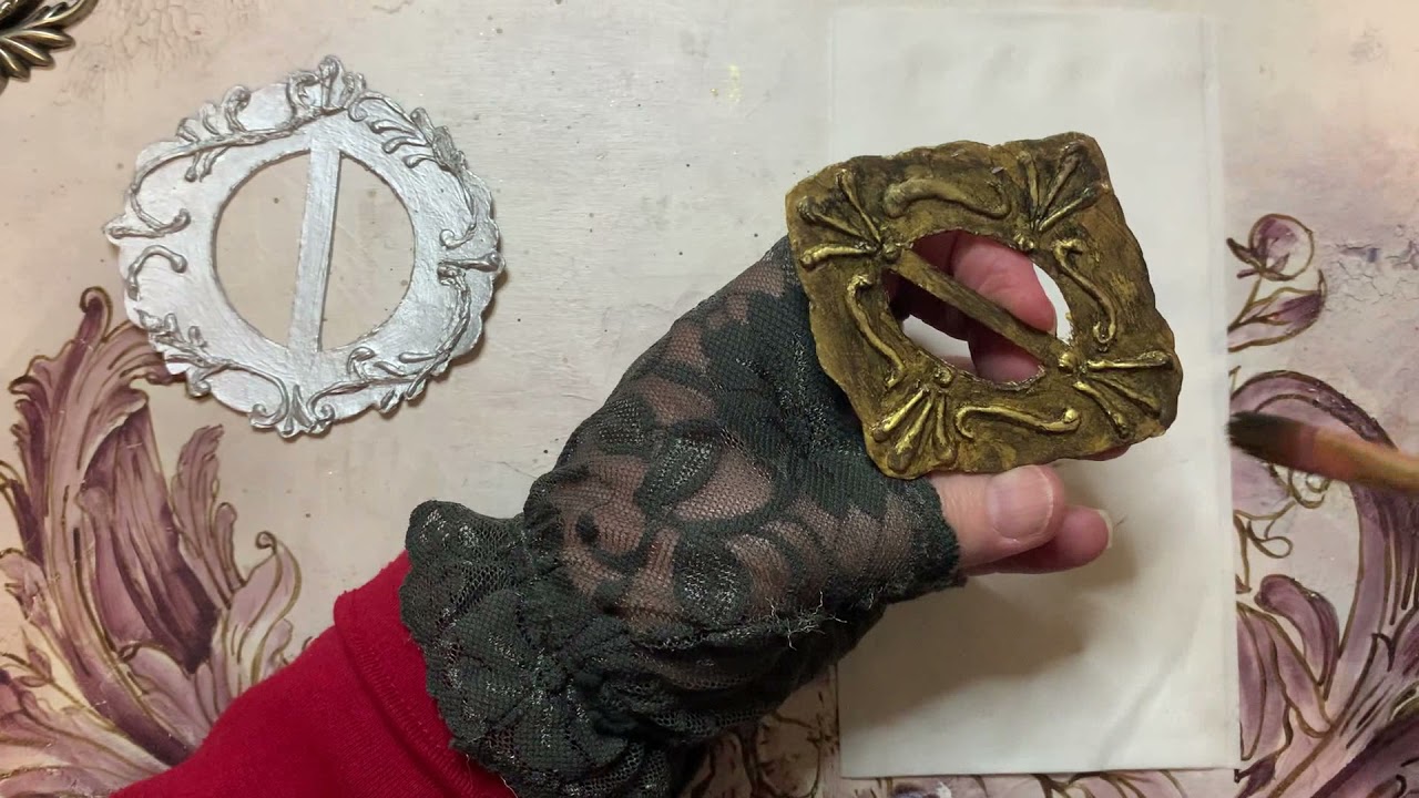 Make a Faux Buckle ~ Journal Decoration