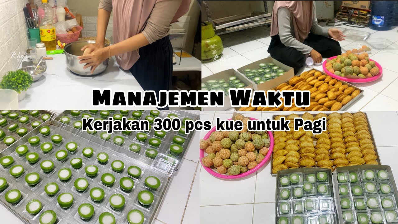 DAILY VLOG KERJAKAN PESANAN 3 MACAM KUE UNTUK PAGI