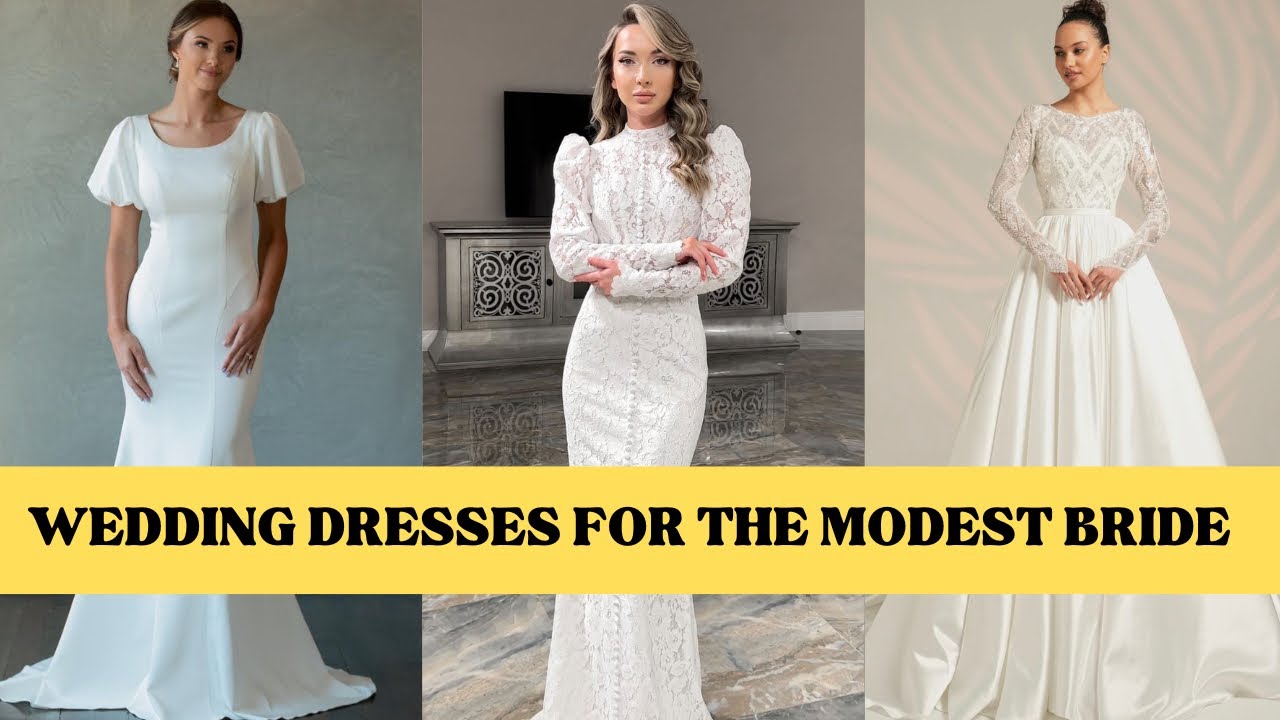 Simple & Elegant Modest Wedding Dresses 2023