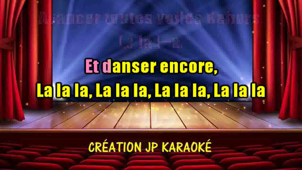 KARAOKÉ Calogero  Danser Encore Création JP