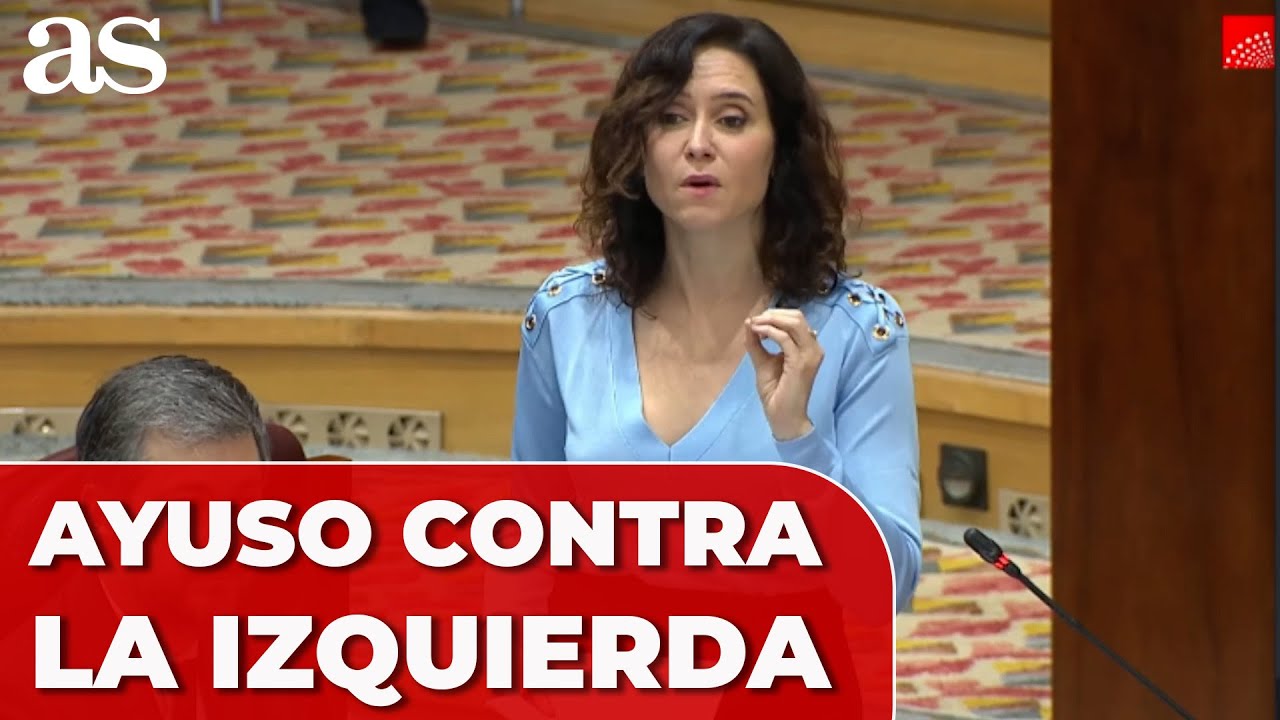 La CRÍTICA de AYUSO a la IZQUIERDA con motivo del 8M