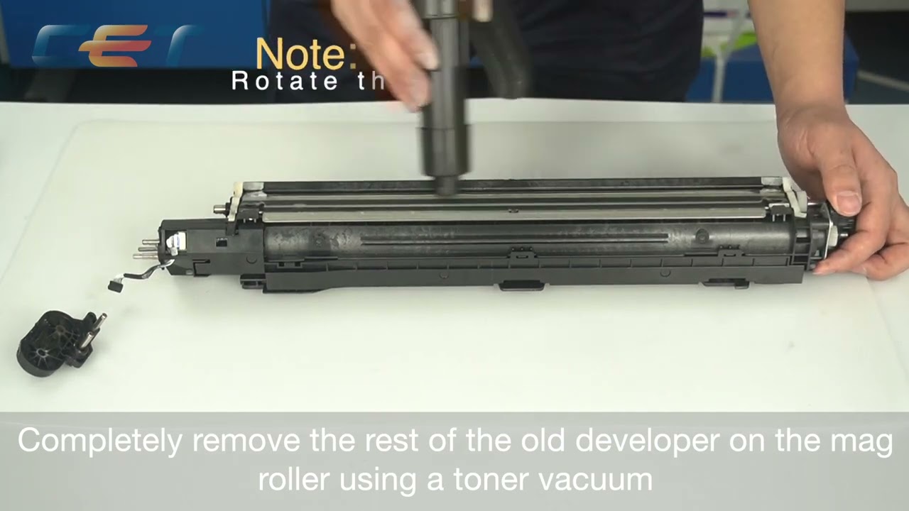 Ricoh IM C4500, C5500, C6000 developer unit rebuild instructions - English