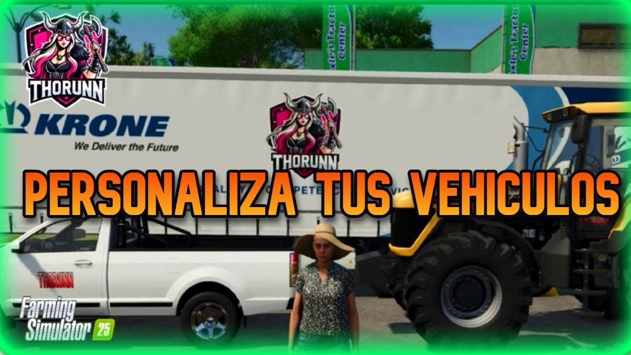 🔥 C&oacute;mo Personalizar tu Granja con Logos Propios en FS25 | Mod Custom Logos