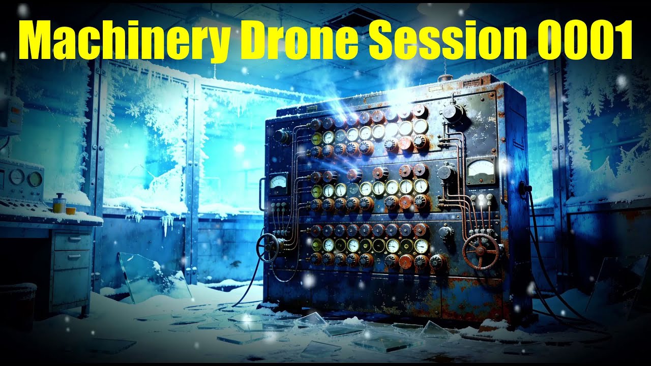 Winter Machinery Drone Session 0001 · January 2026 · Hardware Drone & AI Visuals