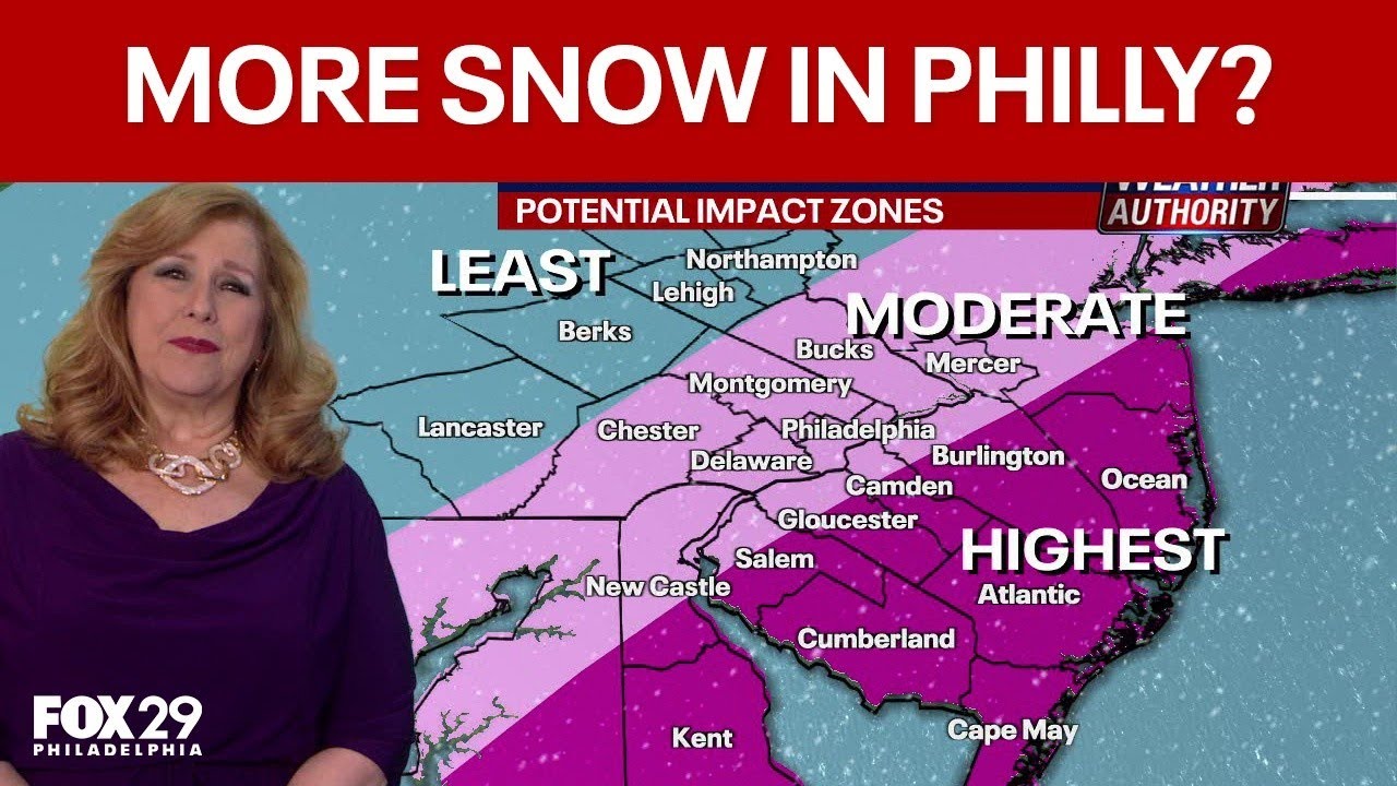 Philadelphia weather: Latest on possible weekend nor'easter