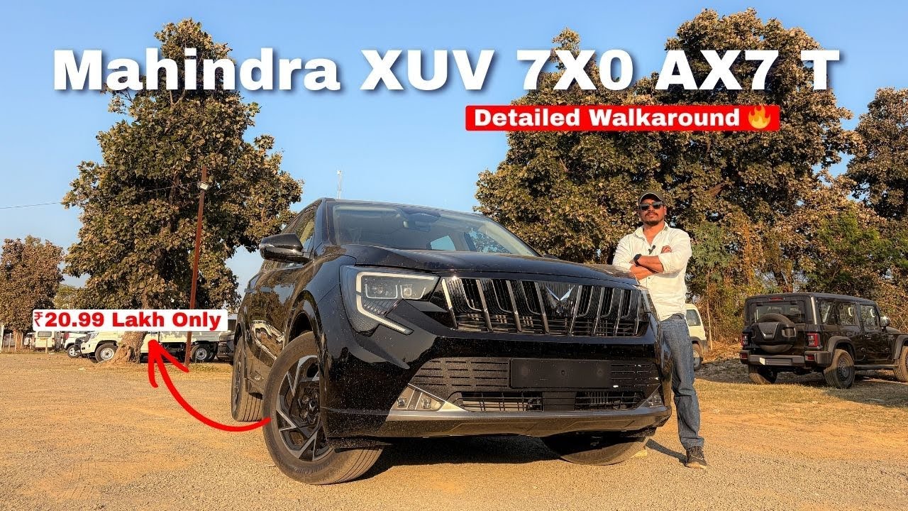 Mahindra XUV 7X0 AX7 T 🔥 - Detailed Walkaround 