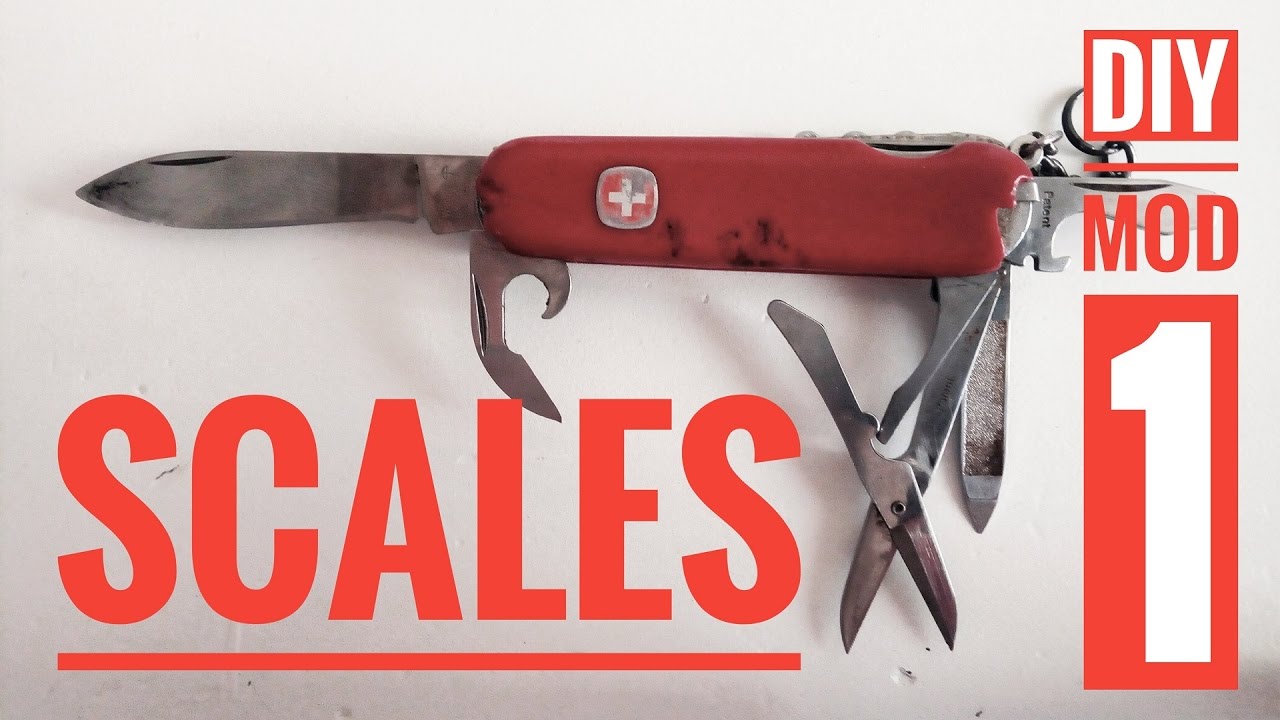 DIY Swiss Army  Knife  Restoration and Scales MOD - Part 1