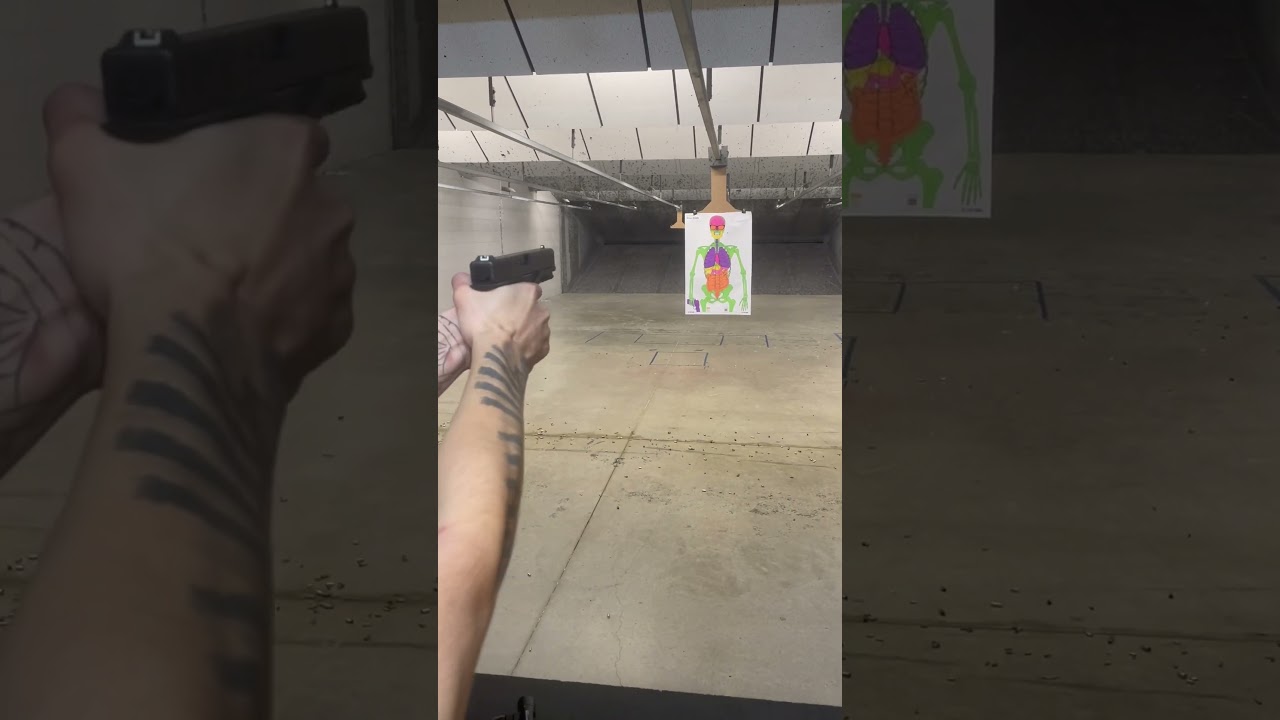 Glock 31 mag dump huge fireball from 357 sig