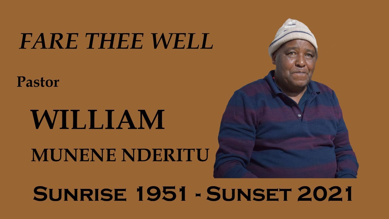 Pastor Munene's Burial Service
