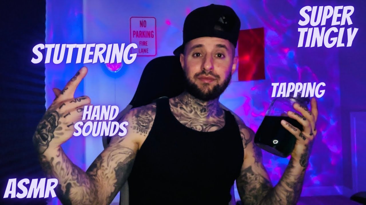Fast & Aggressive Tingly ASMR | Stuttering W/Hand Sounds Tapping Etc