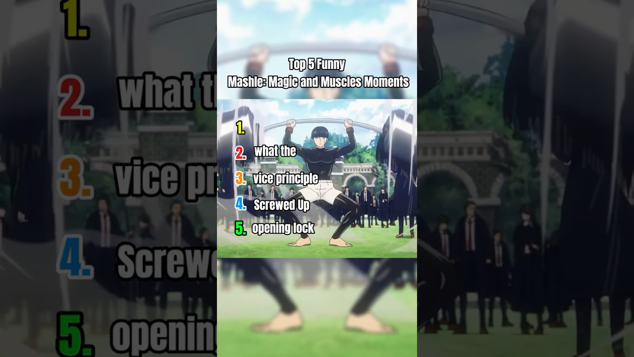 Ranking Top 5 Funny Mashle Magic and Muscles Moment