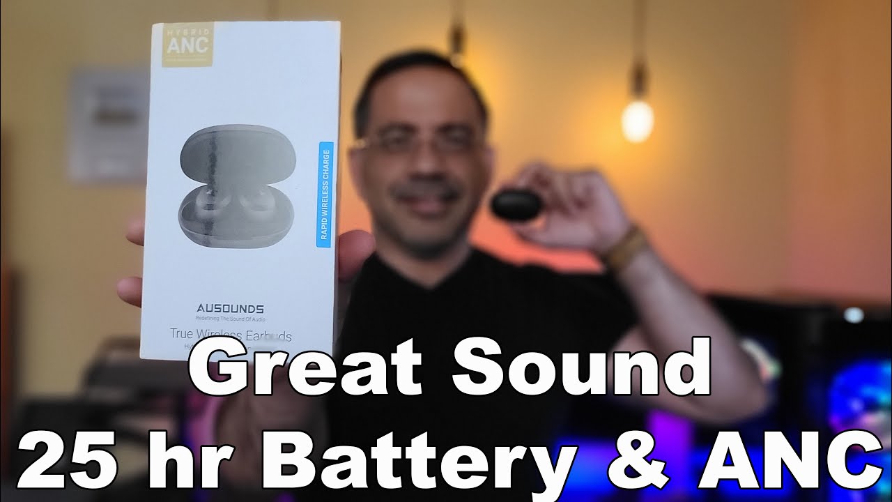 Ausounds AU-Stream Hybrid True Wireless Bluetooth Earbuds with ANC and Transparency Mode