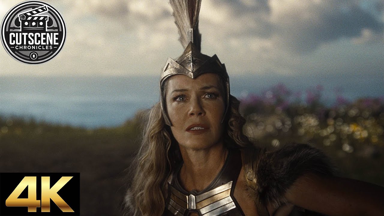 [4K UHD] Queen Hippolyta&rsquo;s Escape From Steppenwolf CUTSCENE | Zack Snyder's Justice League 2021