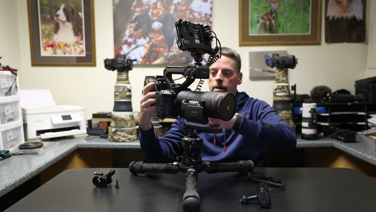 Rigging up the Canon C50