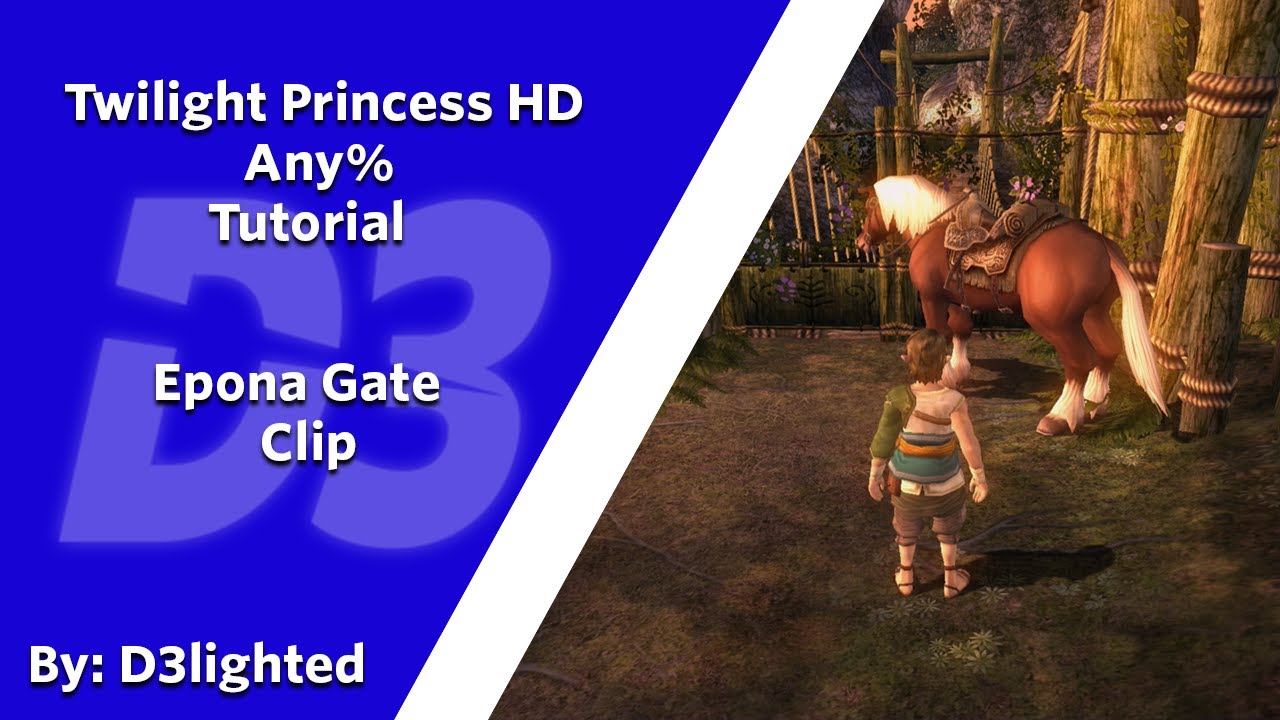 The Legend Of Zelda Twilight Princess HD Any% Tutorial : Ordon Gate Clip