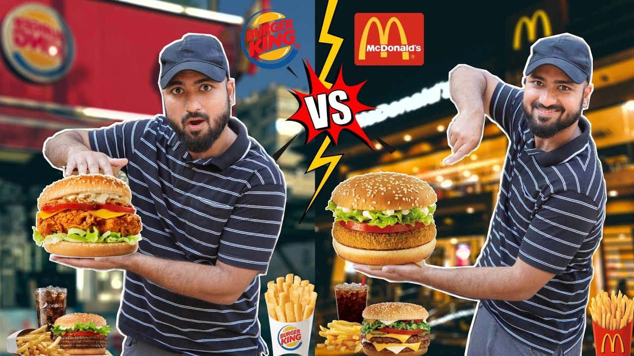 McDonald's Vs Burger King || Value Meal At 99 Rs || Foodie Saand