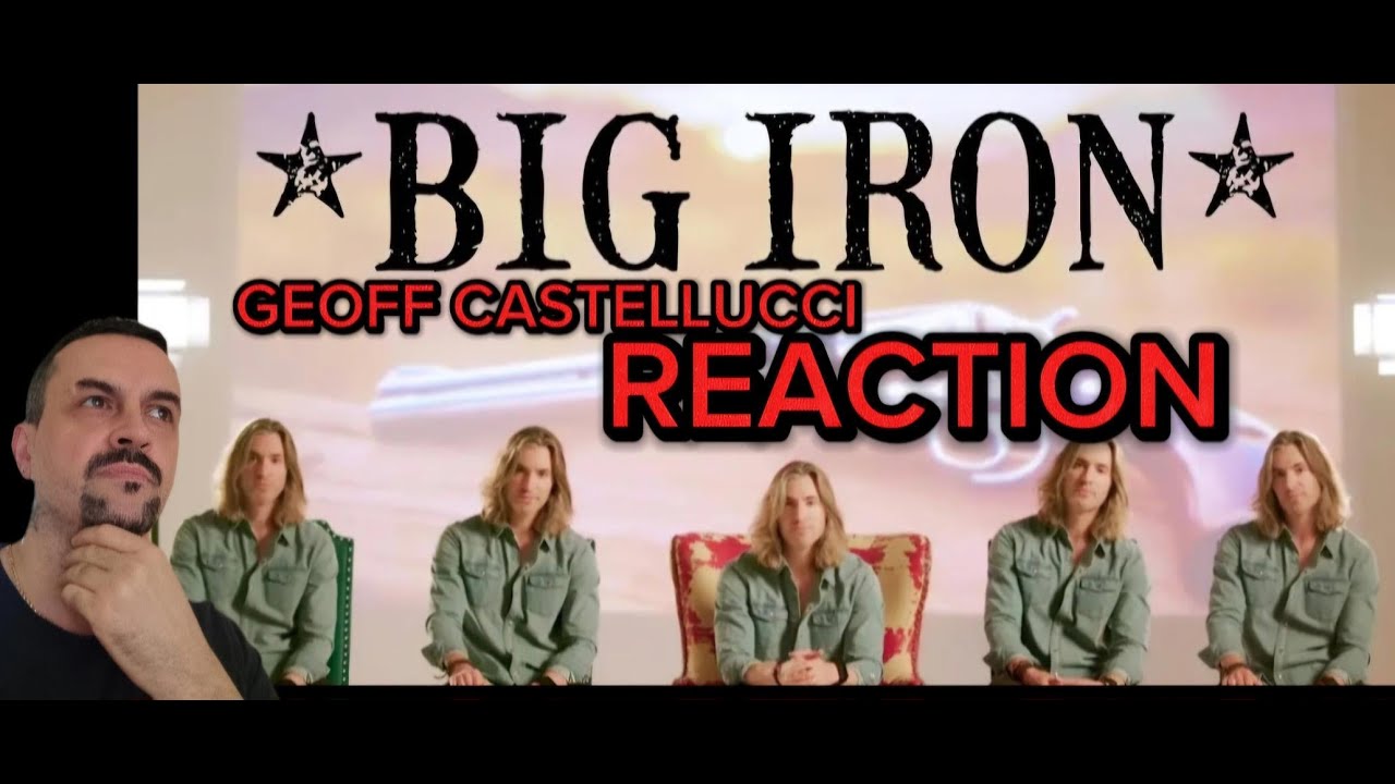 BIG IRON - Low Bass Singer Cover - Geoff Castellucci REACTION