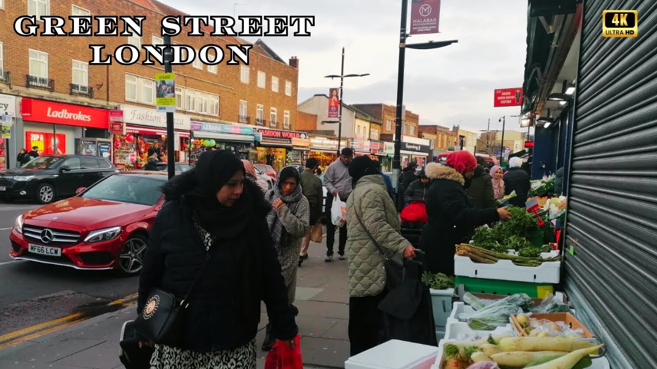 London Walking Tour 2025 | Green Street | Ramadan Preparations |Upton Park | 4k HDR