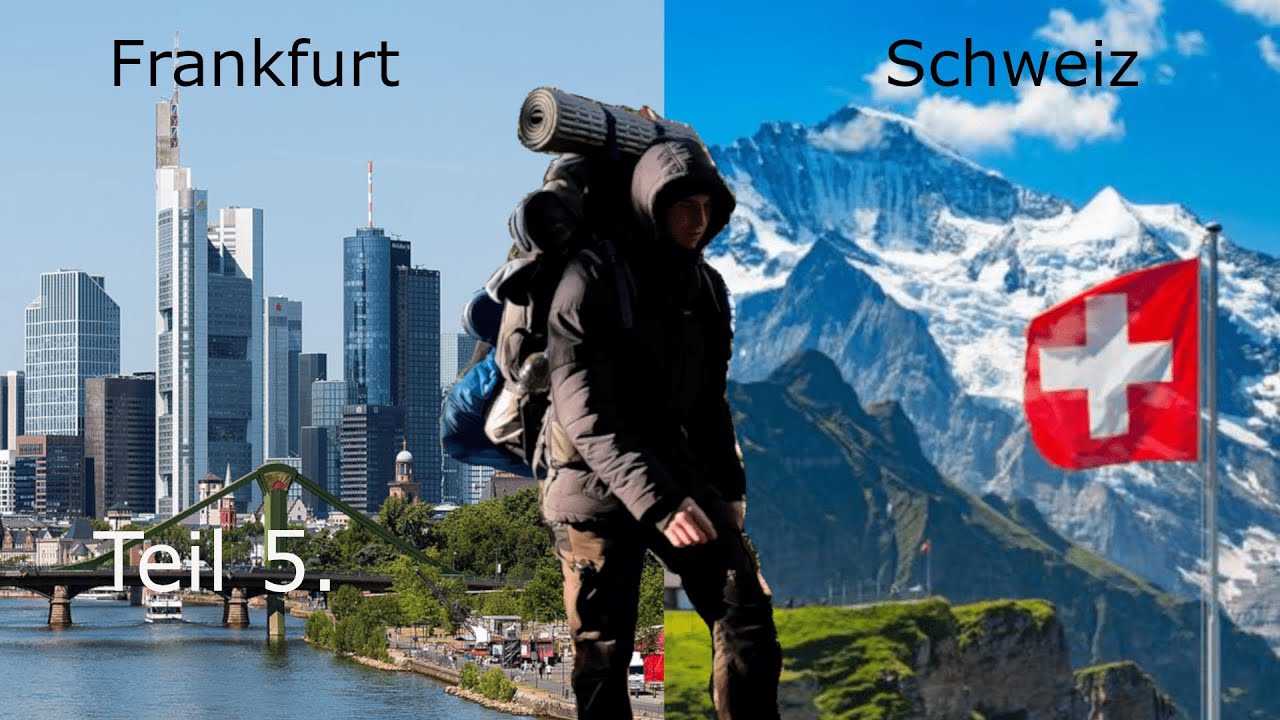 Von Frankfurt bis in die Schweiz laufen. Erste Fernwanderung. Teil 5