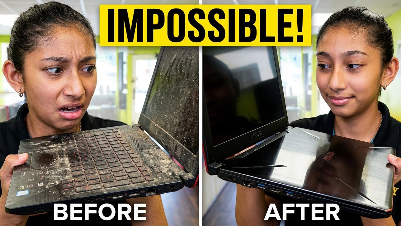 Deep Cleaning And Fixing The Dustiest Laptop Ever! 🤢🤮 Watch till The end !