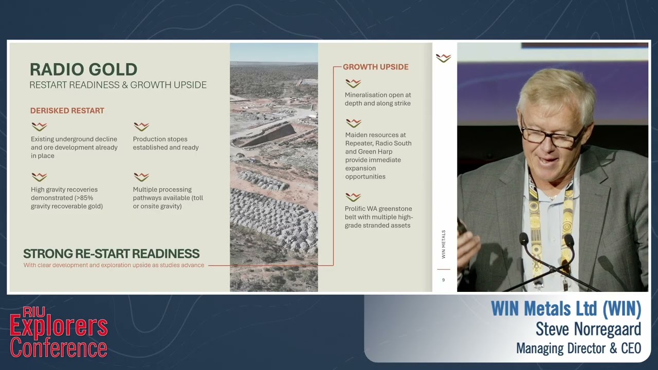 WIN Metals Ltd (ASX:WIN) MD/CEO Steve Norregaard | 2026 RIU Explorers Conference Presentation
