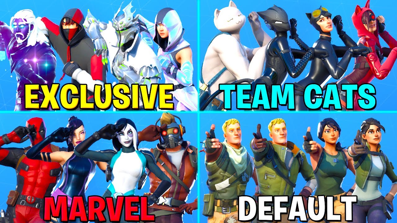 Best Types of Similar Skins With Best Dances & Emotes in Fortnite