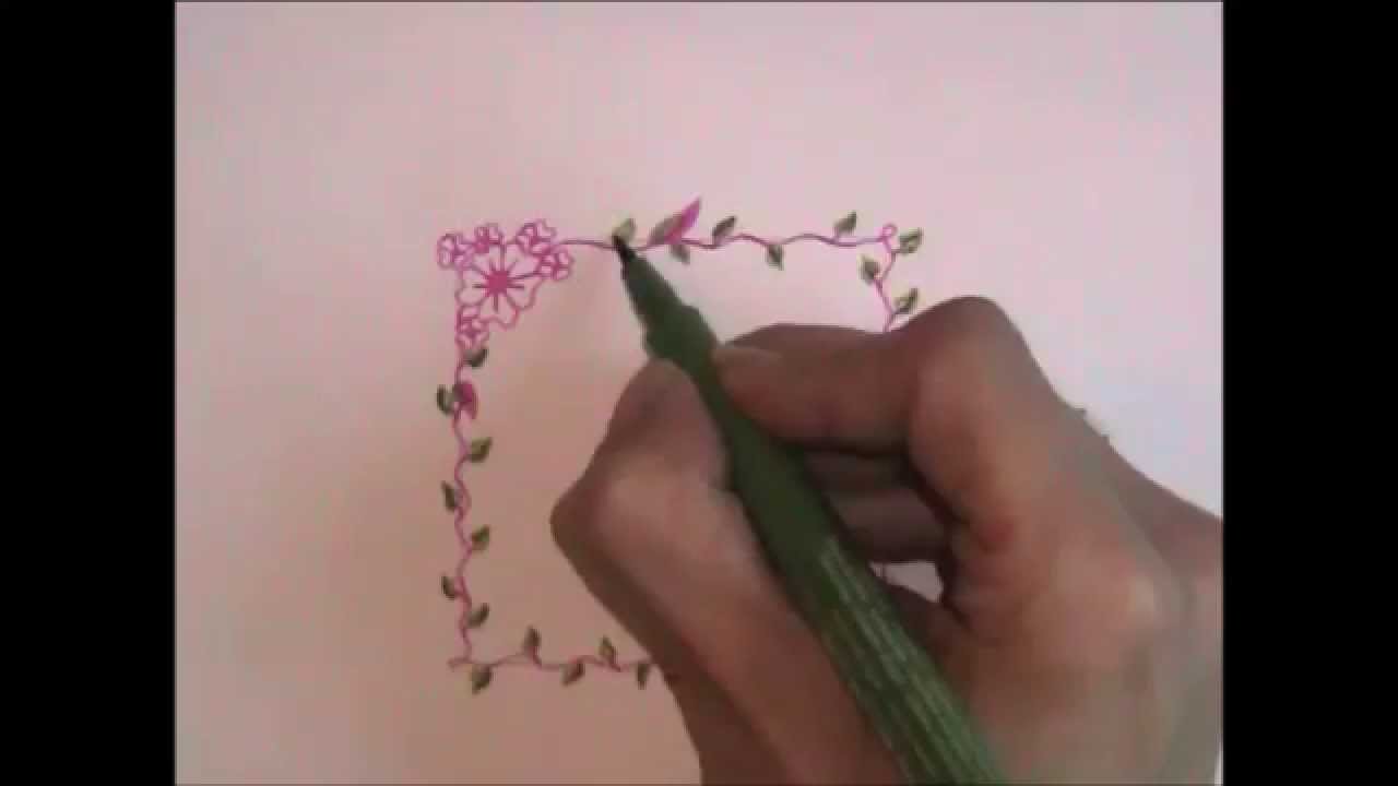 how to draw frame - easy version for beginners