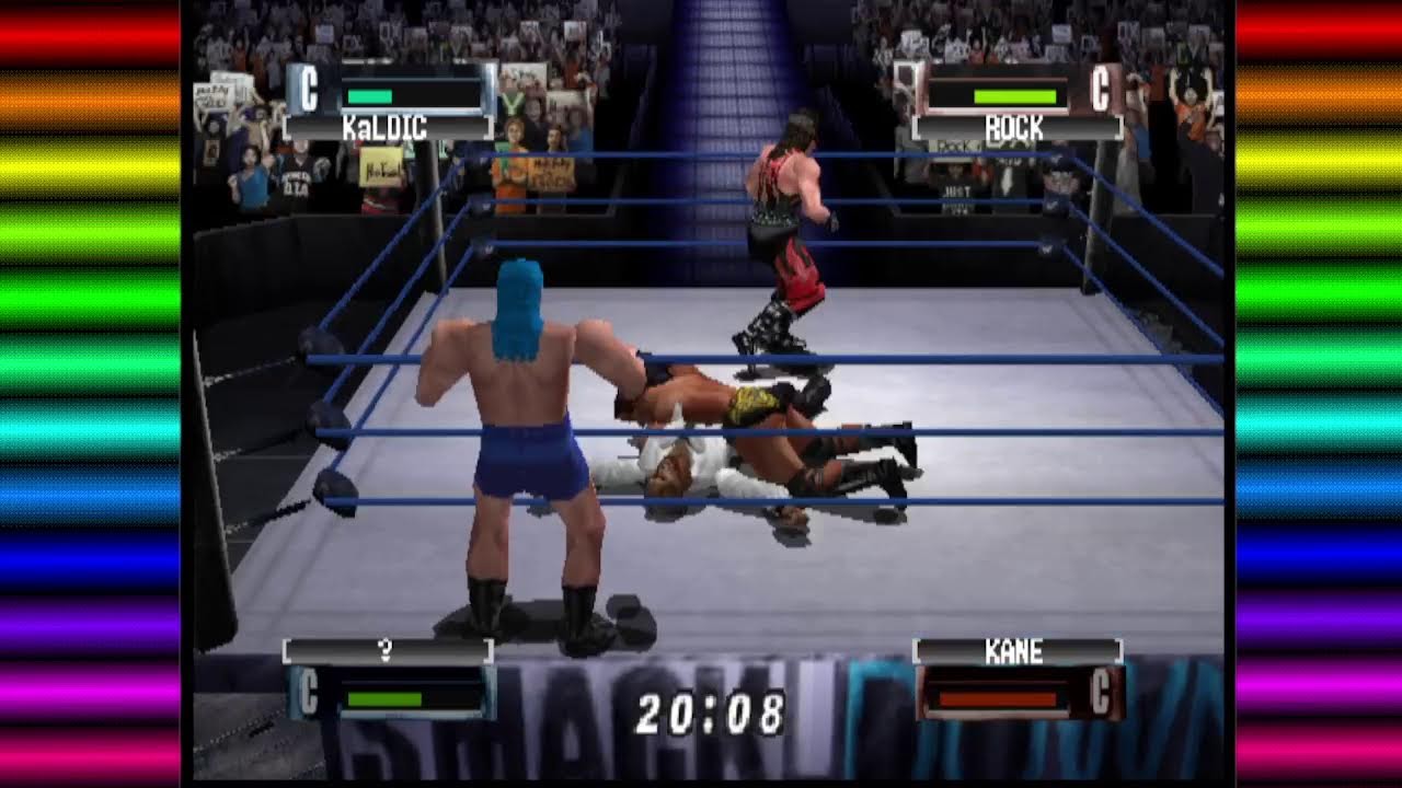 WWF No Mercy 20xx Nintendo 64 Live (KALDictator and CHAOS vs. The Rock and Kane)