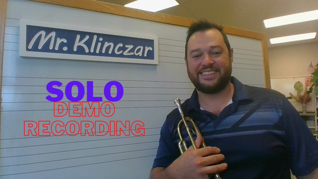 Mozart Sonatina Ernst NYSSMA LVL 4 Trumpet Solo MVT 1