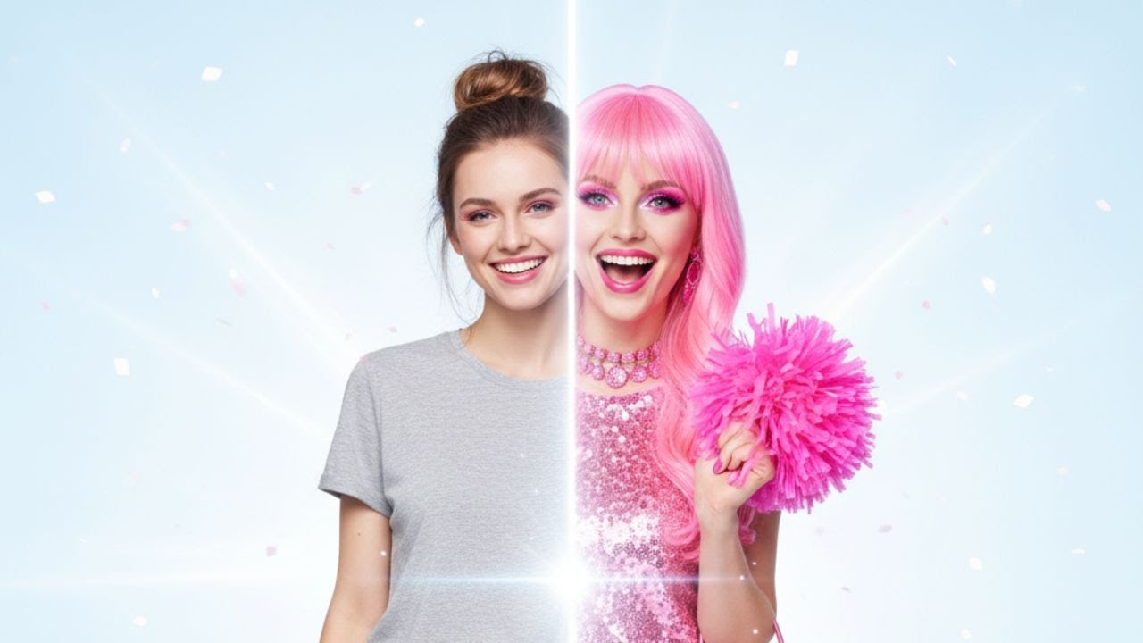 🎀  From Nerd to Chic! Pink Chic Transformation In Real Life by La La Life Emoji