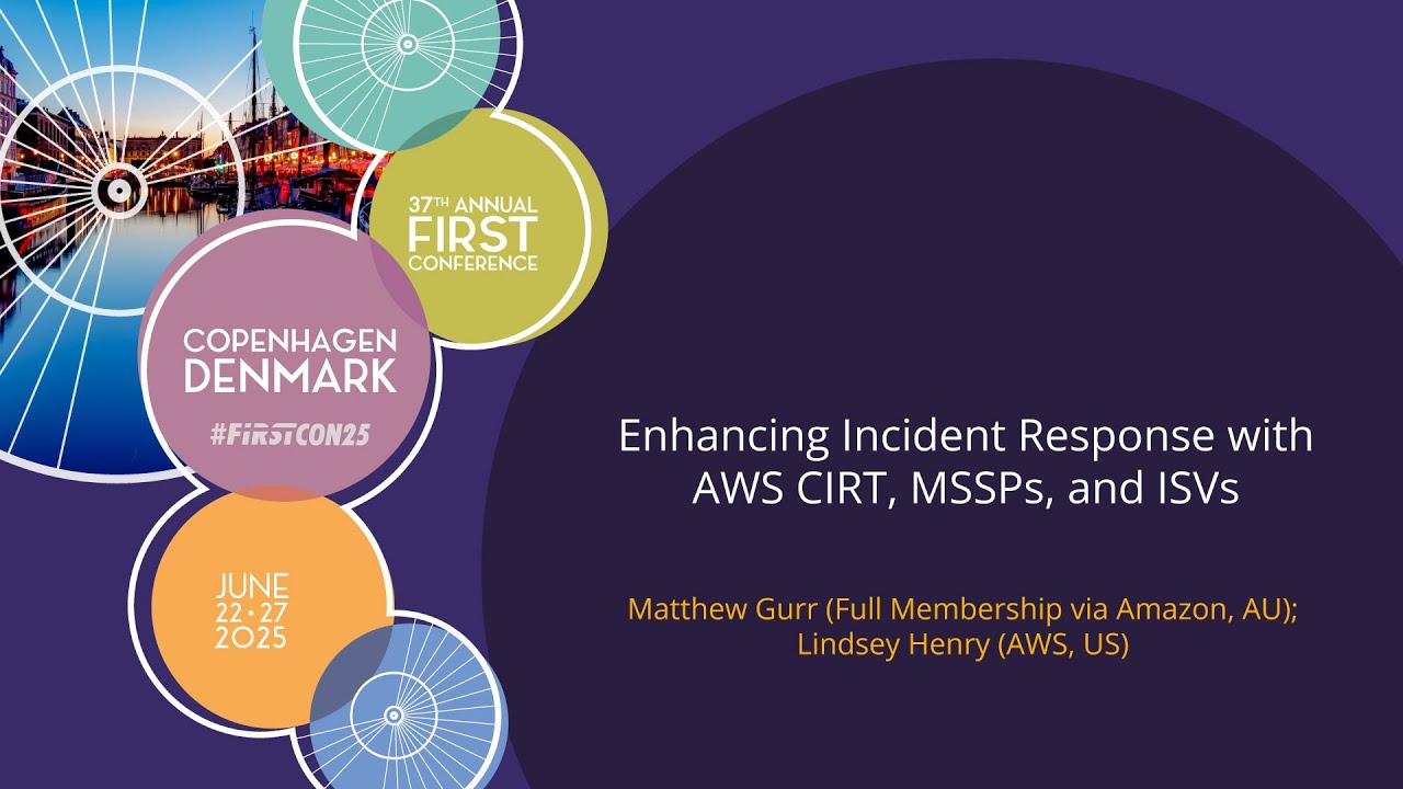 Enhancing Incident Response with AWS CIRT, MSSPs, and ISVs